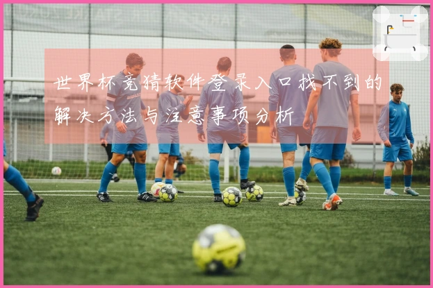 世界杯竞猜软件登录入口找不到的解决方法与注意事项分析